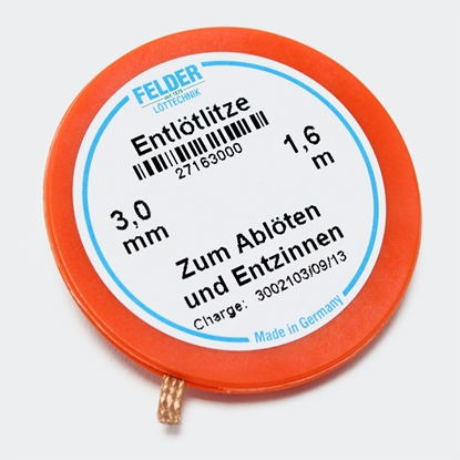 Felder razspajkalna žica flux-soaked 3,0mm 1,6m